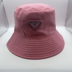 Pink Prada Bucket Hat 