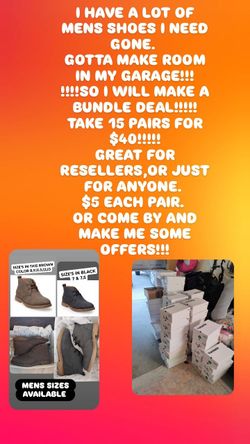 NEW MEN'S SHOES BUNDLE LOT