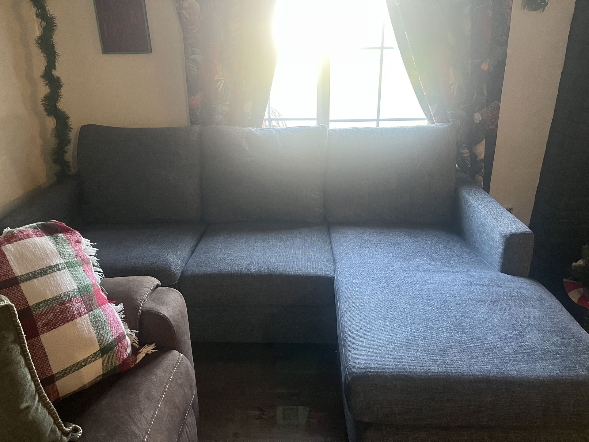 Grey Ashley Furniture Mid Mod Sofa