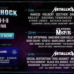Pair Of Aftershock Music Festival Feat Metallica 