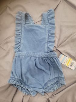 Babygirl Jean Romper