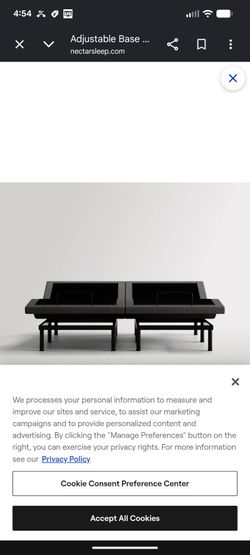 Twin size adjustable beds with mattresses