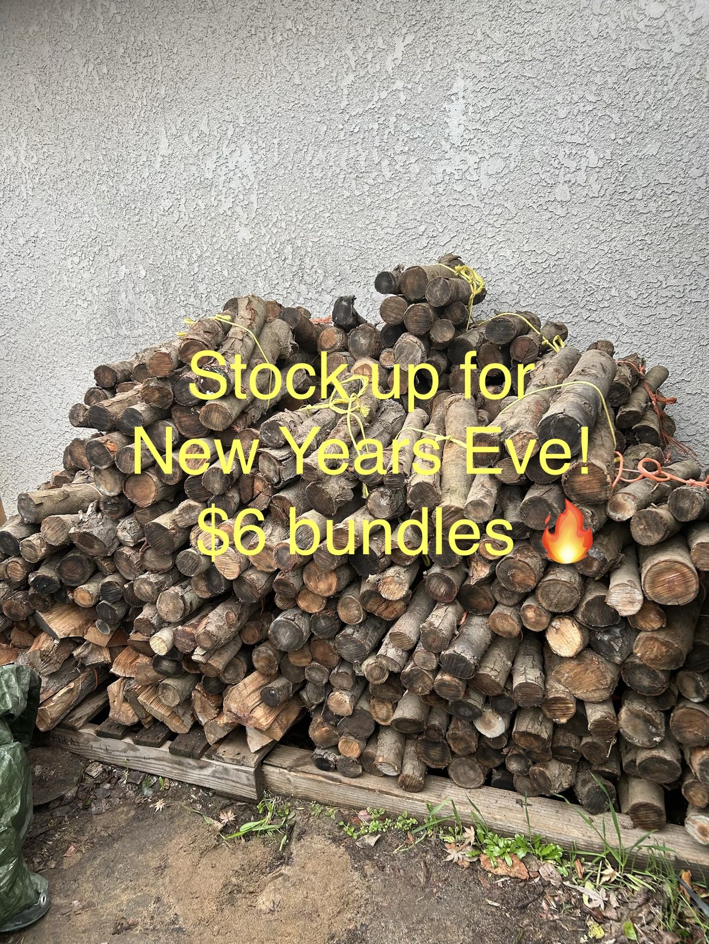 Almond Firewood Available Now $6 A Bundle