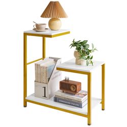 Waterproof Wood End Side Table Plant Stand NEW CONDITION ASSEMBLED