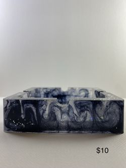 Handmade resin ashtray
