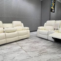 Juego De Sala Reclinable. Sofá Y Loveseat. Oferta Por Tiempo Limitado 