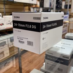 Sigma 24-70mm F2.8 For Canon 