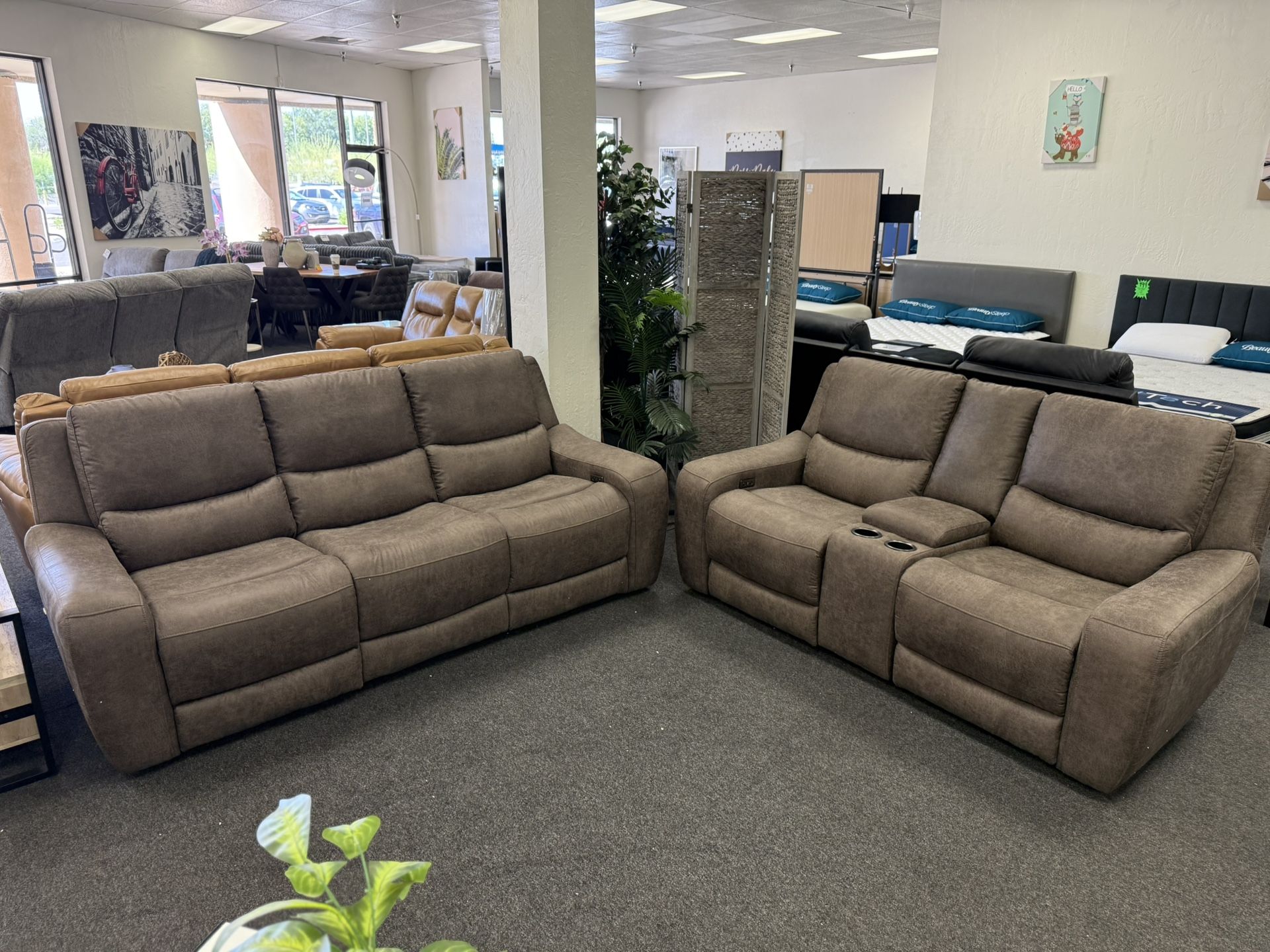 Power Reclining Sofa And Loveseat