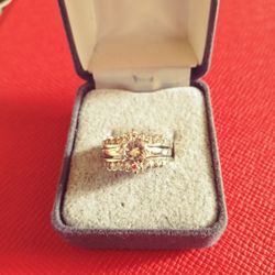 NEW. BRIDAL SET.  SIZE. 7.  925. 