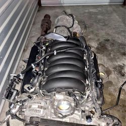 5.3L Engine & 8 Speed 4x4 Transmission Off 2018 Chevy Silverado 