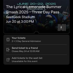Summer Smash 2025 Tickets