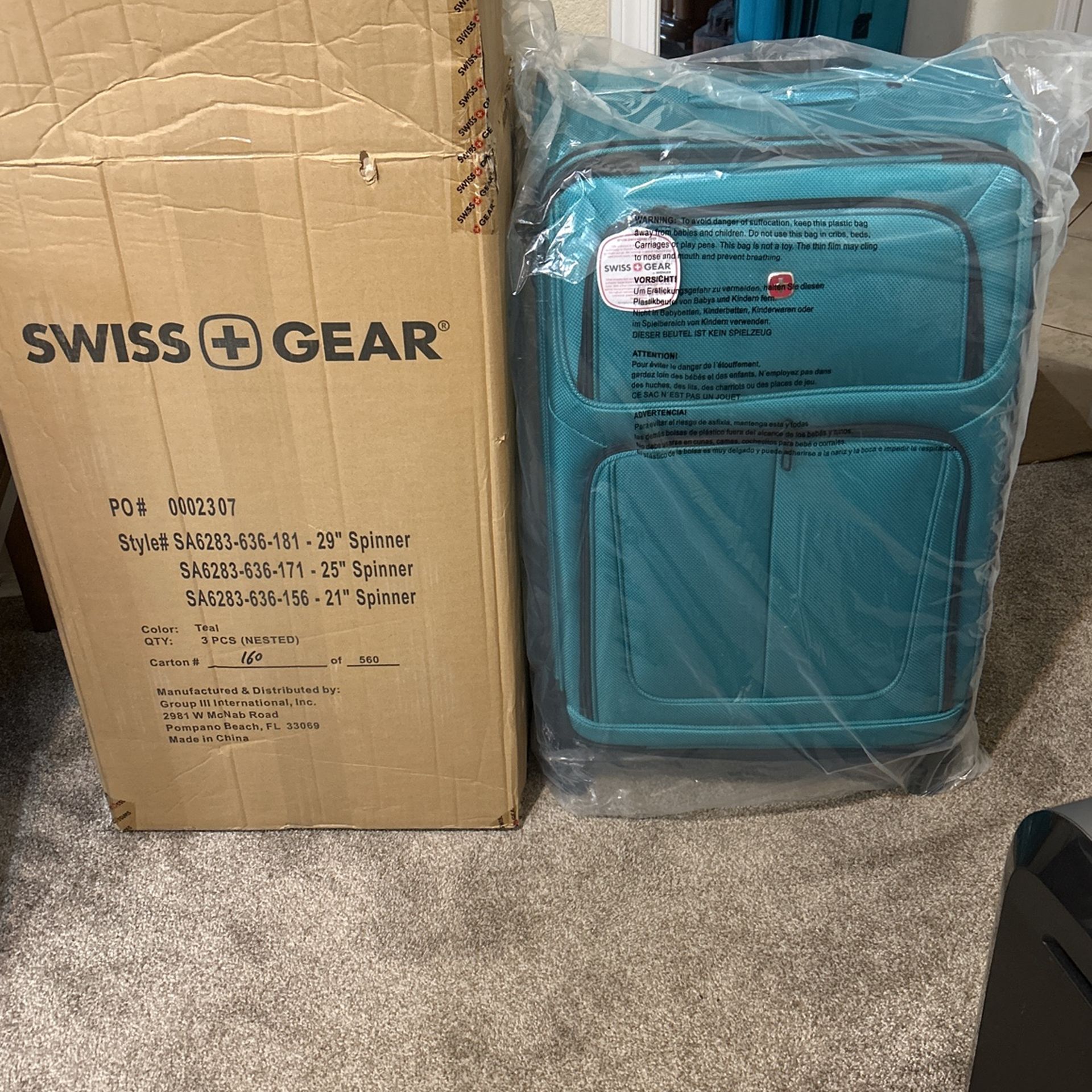 Luggage Swiss Gear New (21” Only)