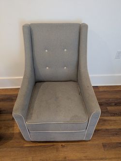 Glider With Storage Ottoman