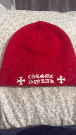 Chrome Hearts Red Knit Beanie