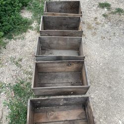 Antique Crate Boxes 
