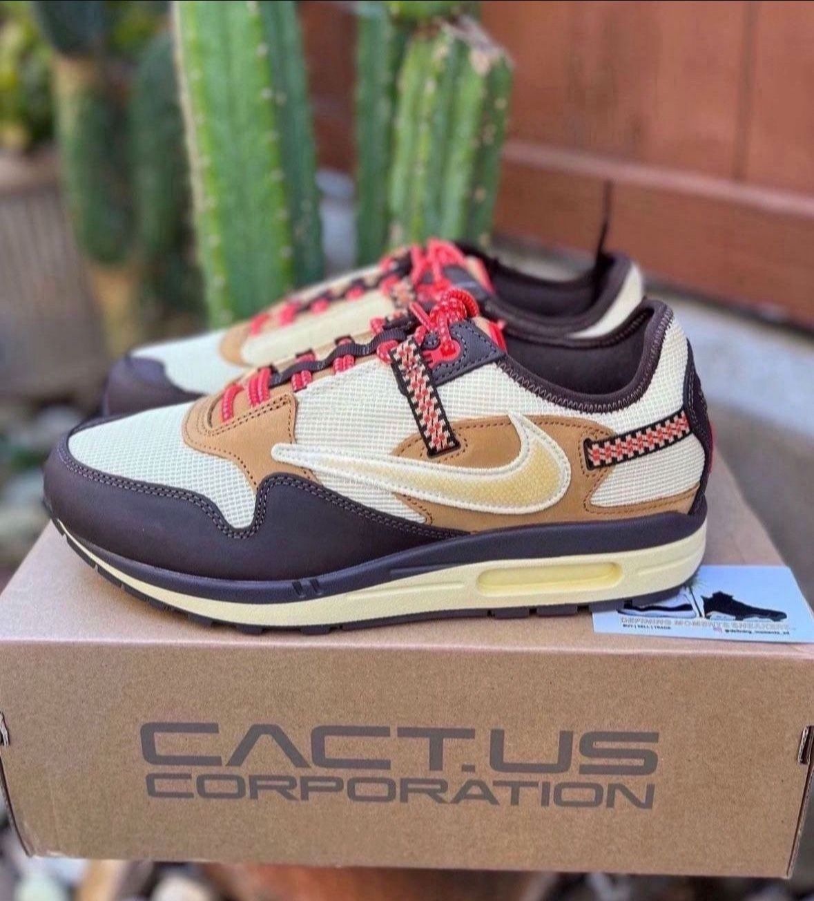 Nike Air Max 1 Travis Scott Baroque Brown Size 9.5