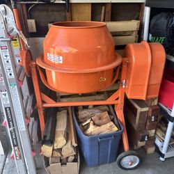 Pending - Central Machinery 3.5 Cu Ft Cement Mixer – Like New – Only Used Once!