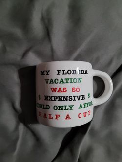 My Florida Vacation Was So Expensive I Could Only Afford Half A Mug