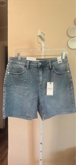 Judy Blue Rhinestone Denim Shorts