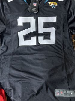 Jacksonville Jaguars Nike On Field Mens Black James Robinson #25  Size Large NWT (Authentic With Original Receipt)