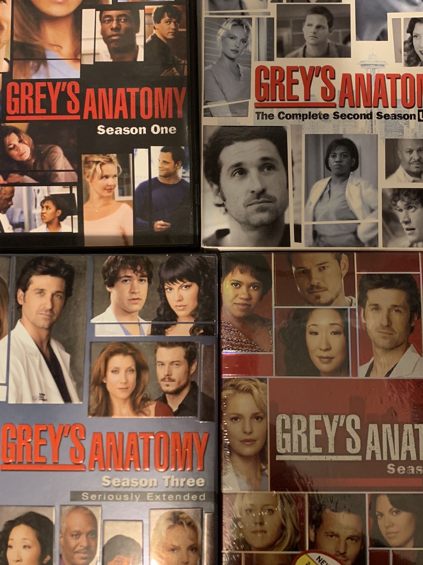 Grey’s Anatomy DVD’s Season 1-4