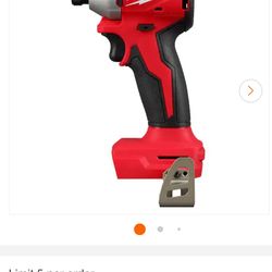 Milwaukee
M18 18V Lithium-Ion Brushless Cordless 1/4 in. Compact Impact Driver (Tool Only