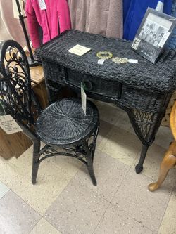 VINTAGE DESK AND CHAIR