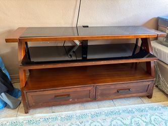 Wood tv stand