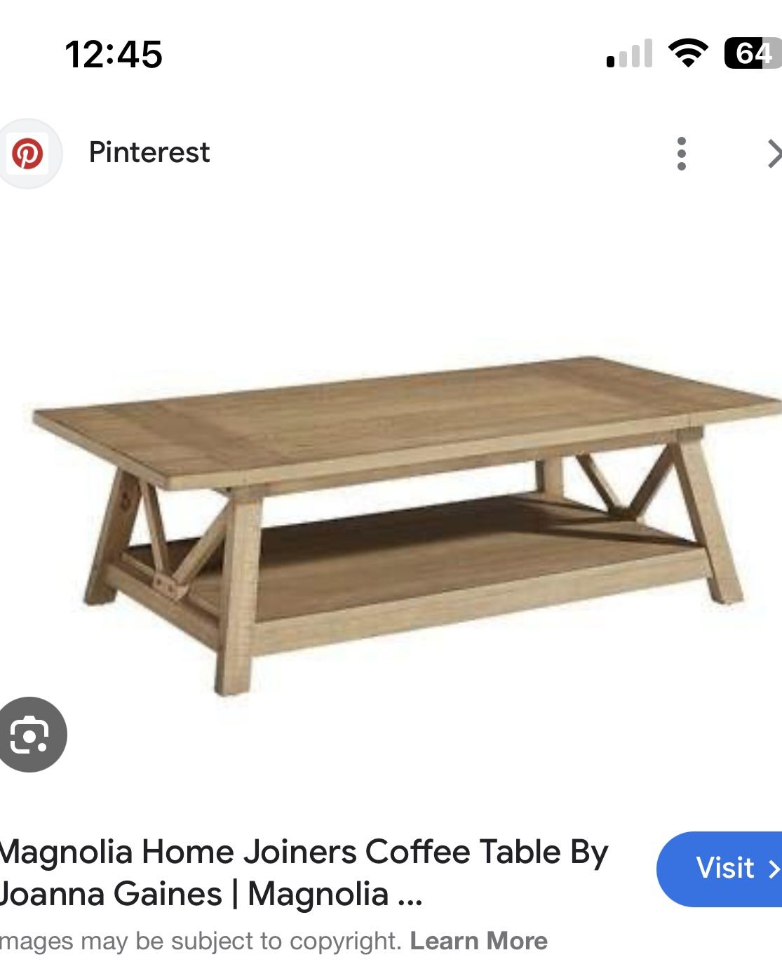 Magnolia Coffee Table