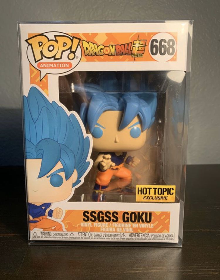 Ssgss Goku Hot Topic Exclusive Funko Pop! Dragon Ball Z
