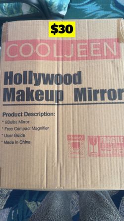 Cooljeen Hollywood Makeup Mirror with 9 Bulbs