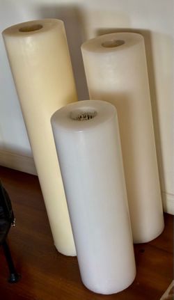 MASSIVE Cathedral Pillar Candles | 3-4 FT TALL | 100+ LBS EACH | Solid Wax | Gothic / Event / Art Installation