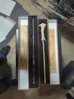 Universal Studios Harry Potter Interactive wands and maps.