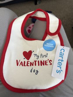My First Valentines Bib $5 New !!! 