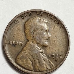 1926-D Wheat Cent Penny - Antique U.S Coin