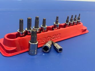 Snap-on Tools 12 pc Combination Drive TORX® Bit Standard Socket Set (T8-T25, T27-T55, T47)