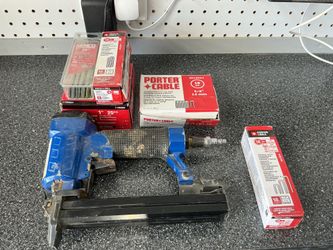 Harbor Freight Pneumatic Stapler with Assorted Staples