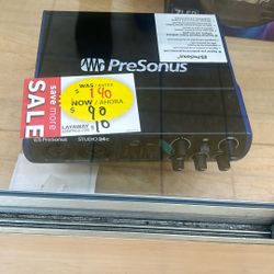 Presonus Studio24 Layaway Today $10 Down 