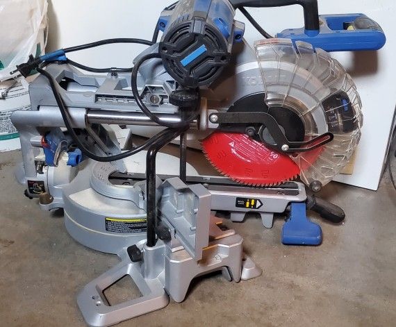 Kobalt 10inch Compact Sliding Dual Bevel Miter Saw 