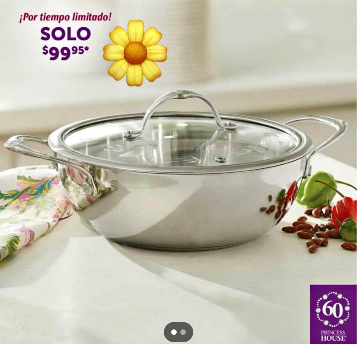 CACEROLA DE 3 QT DE PRINCESS HOUSE 🌼🌼🌼