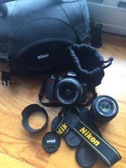 Nikon camera D40x with two lenses great condition