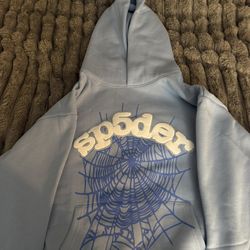 Light Blue Spider Hoodie