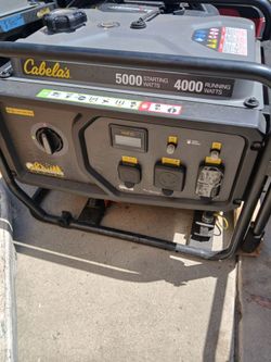 Generator 5000watt Cabela'