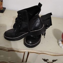 Ankle Combat boots Black 8