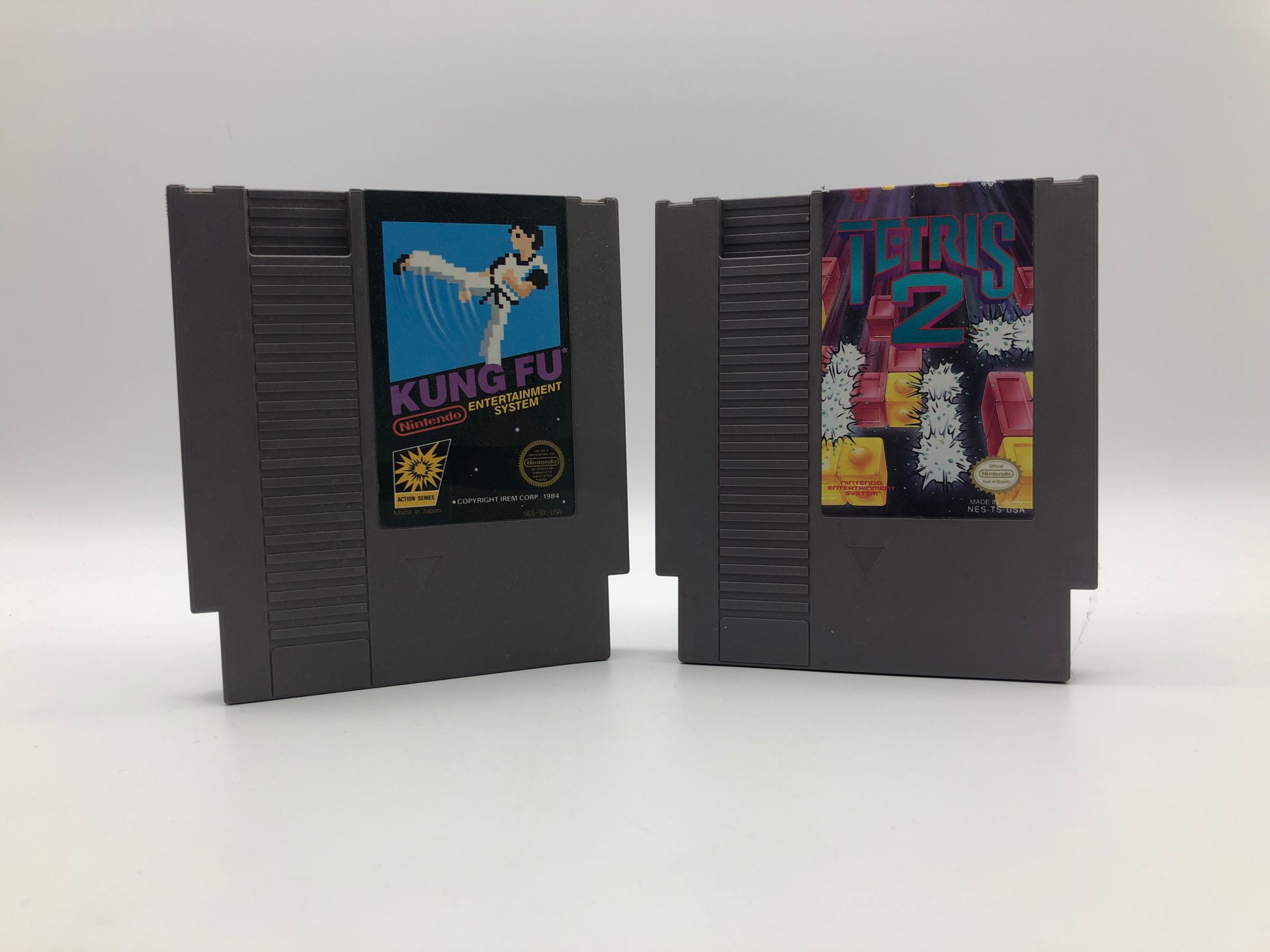 Nintendo NES | 2 Games Tetris 2 and Kung Fu