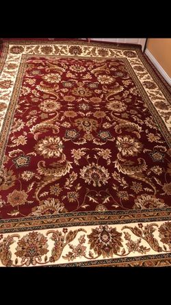 Brand new Traditional Design Area Rug size 8x11 nice red carpet rugs