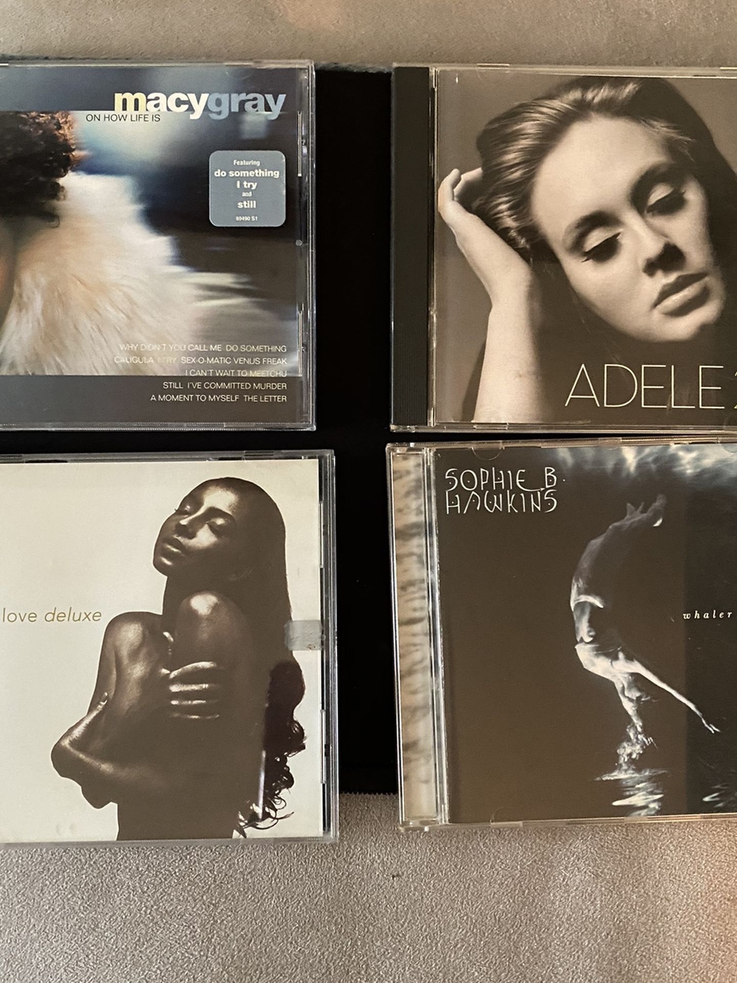 4 CD’s- Adele, Sade, Macy Gray, Sophie B Hawkins