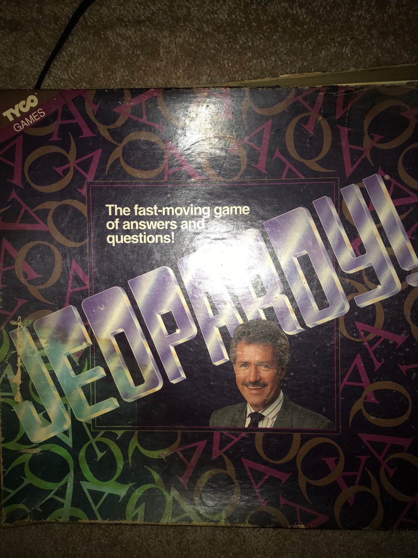 Vintage Jeopardy! Board Game with The Late Alex Trebek