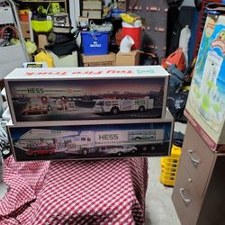 Hess Truck 1992 18 Wheeler 1989 Fire Truck