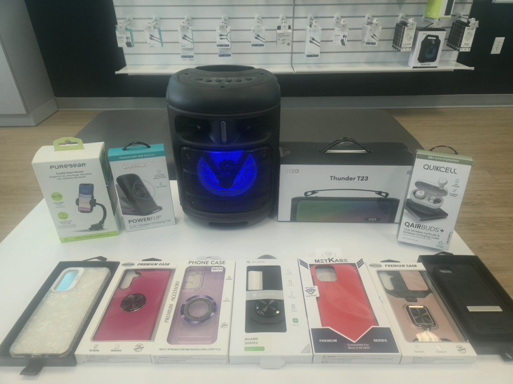 50% Off Cases, Bluetooth Headphones, Speakers And All Acessories